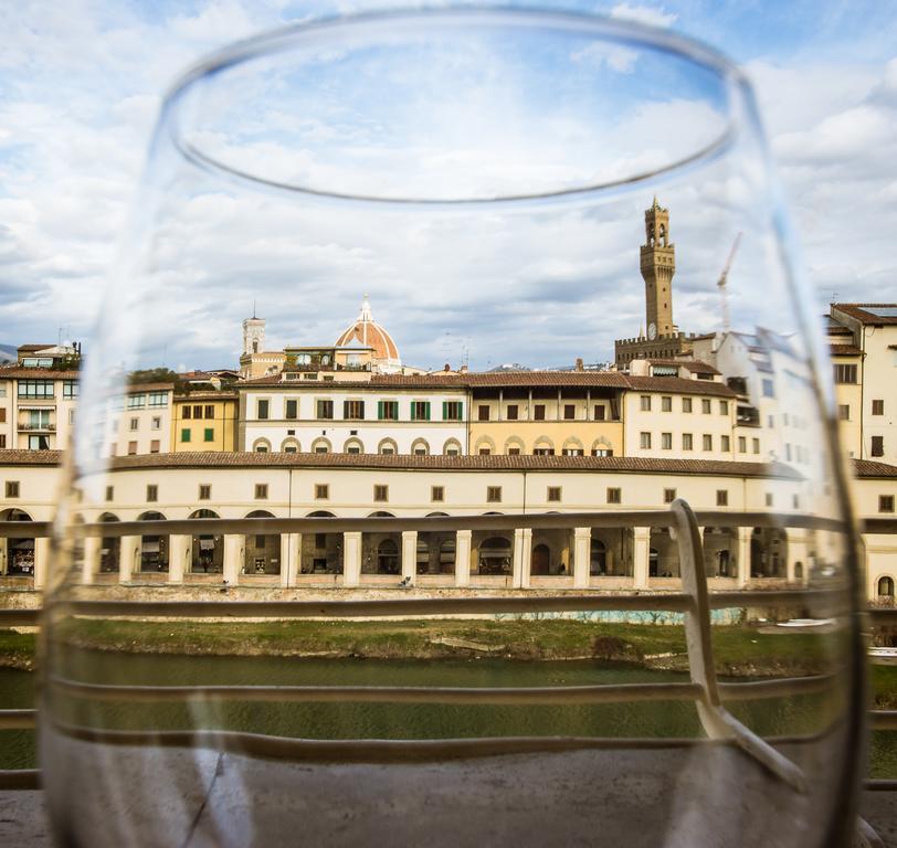 Ponte Vecchio Terrace Lägenhet Florens Rum bild