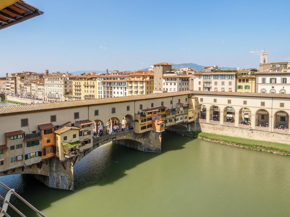 Ponte Vecchio Terrace Lägenhet Florens Exteriör bild